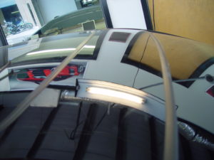 Dent removed from Accord roof
